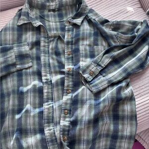 Papermoon blue/green flannel